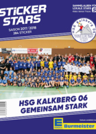 HSG Kalkberg - Saison 2017/2018 (Stickerstars)