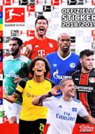 Fussball Bundesliga Deutschland 2018/2019 - Stickeralbum (Topps)