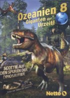Netto Ozeanien 8 Glitzerkarte Nr.104 Giganten der Urzeit Spinosaurus 